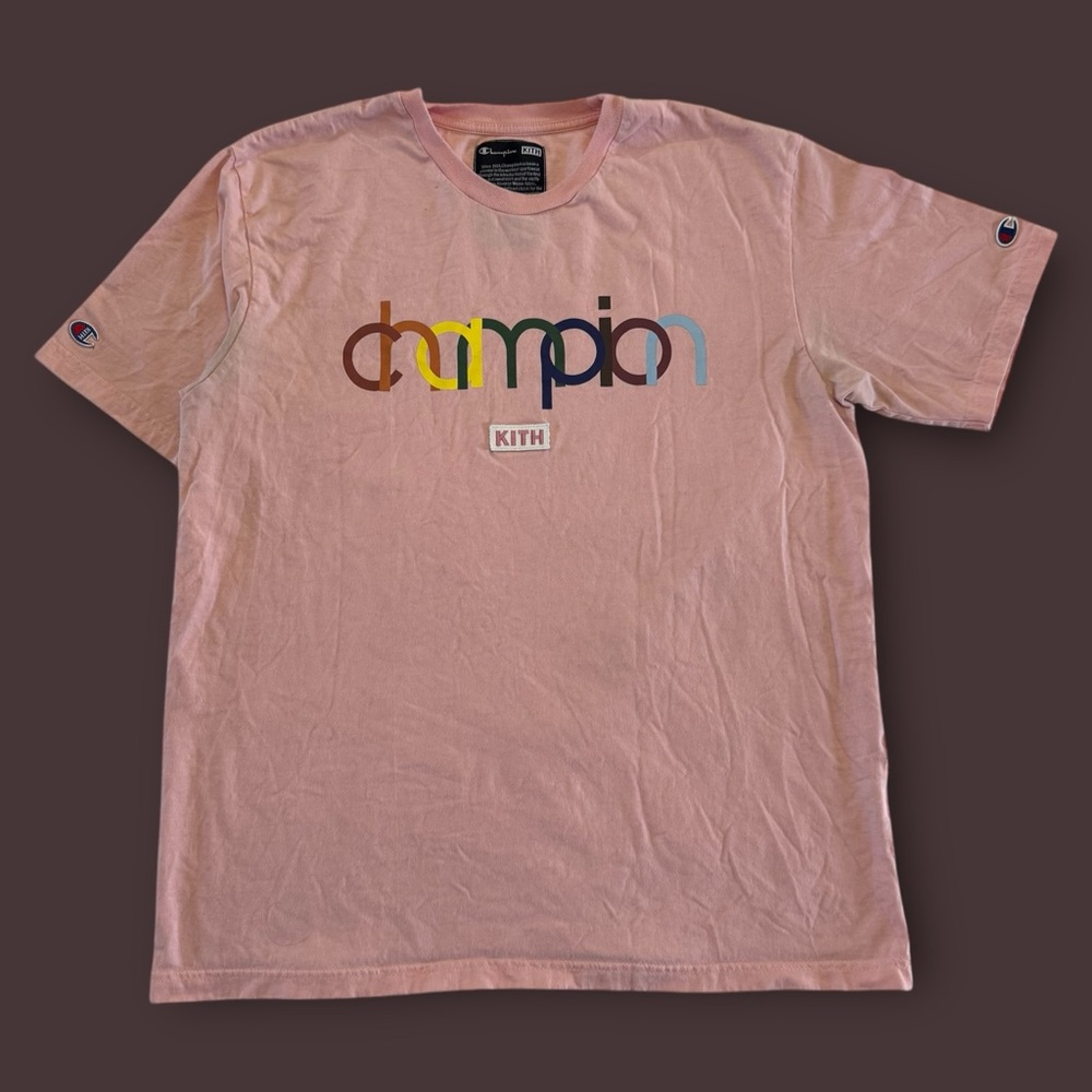 Kith X Champion Logo Tee